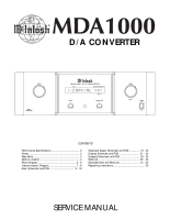 McIntosh mda1000 - Service manual